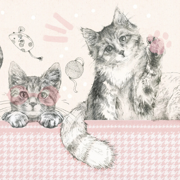 tapeta-koty-do-pokoju-dziecka-różowa.png