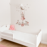 Łóżko GLAMOUR 90x200 z motywem serca
