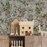 tapeta-lesne-ptaszki-zielen-vintage-retro.png