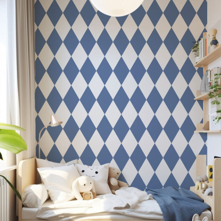 tapeta-romby-blue-dla-chlopca.png