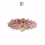 Różowa lampa wisząca Kwiat do pokoju dziecka
