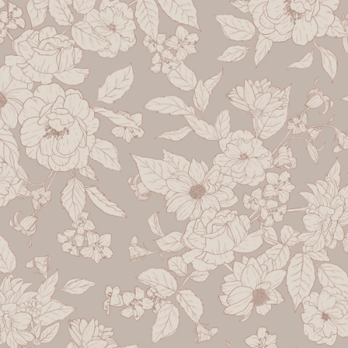 tapeta-retro-garden-brudny-roz