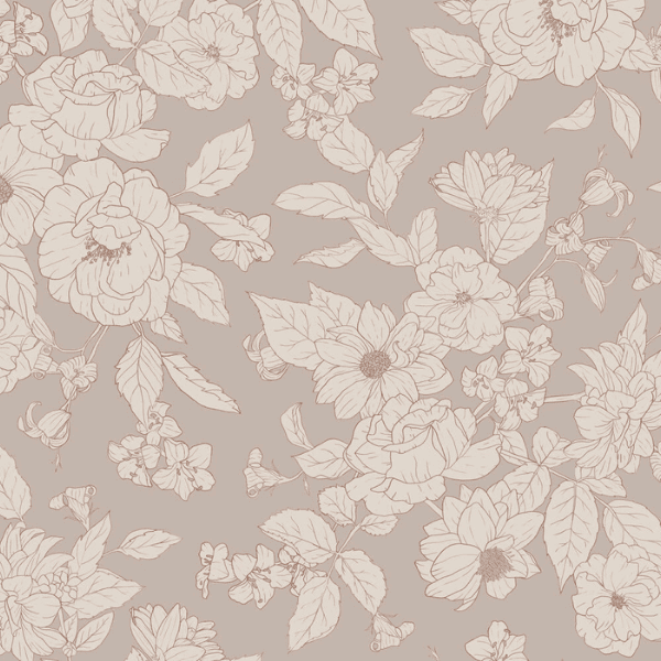 tapeta-retro-garden-brudny-roz