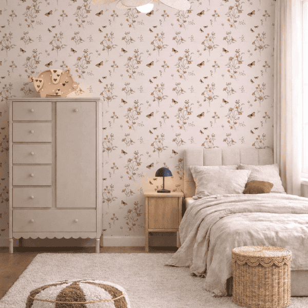 tapeta_polne_kwiaty_pokoj_dziewczynki