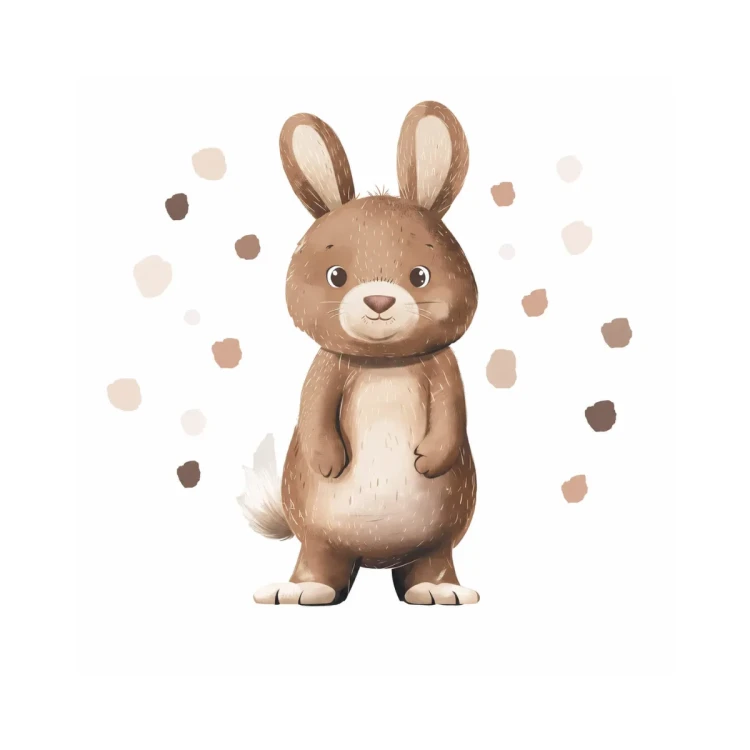naklejka-zajac-cuddly-friends.webp
