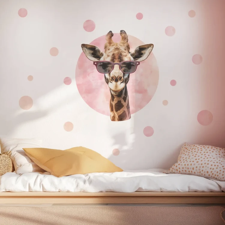 naklejka-fun-zoo-żyrafa-rozowe-okulary.webp
