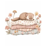 naklejka-na-sciane-naptime-lasiczka.webp