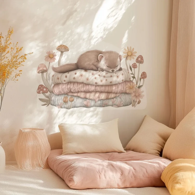 naklejka-na-sciane-naptime-lasiczka-niemolaka.webp