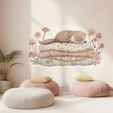 naklejka-na-sciane-naptime-lasiczka-vintage-do-pokoju-chlopca.webp