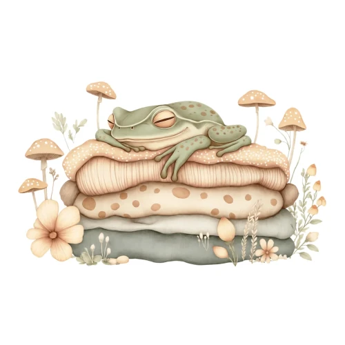 naklejka-na-sciane-naptime-spiaca-zabka.webp