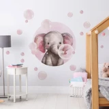 naklejka-nascienna-bubblezoo-slon-do-pokoju-dziewczynki.webp