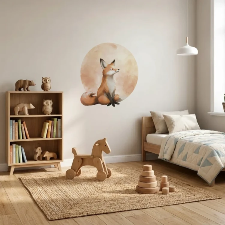 naklejka-nascienna-zenzoo-lis-dziecieca.webp