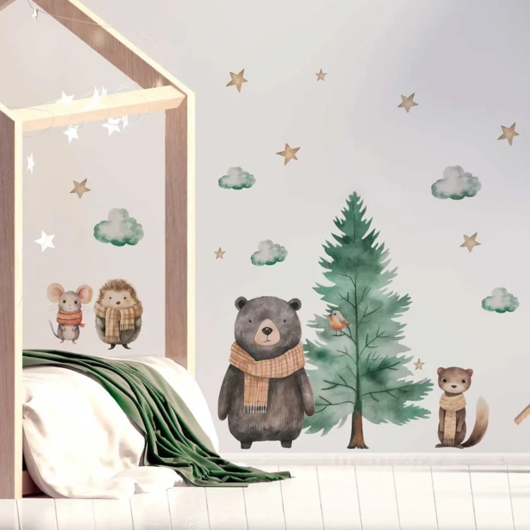 naklejka-nascienna-mountown-mis-do-pokoju-dziecka.webp