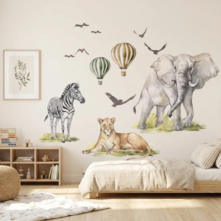 naklejki-nascienne-savanna-slon-do-pokoju-dziecka.webp