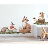 naklejka-nascienna-buddies-lis-do-pokoju-chlopca.webp