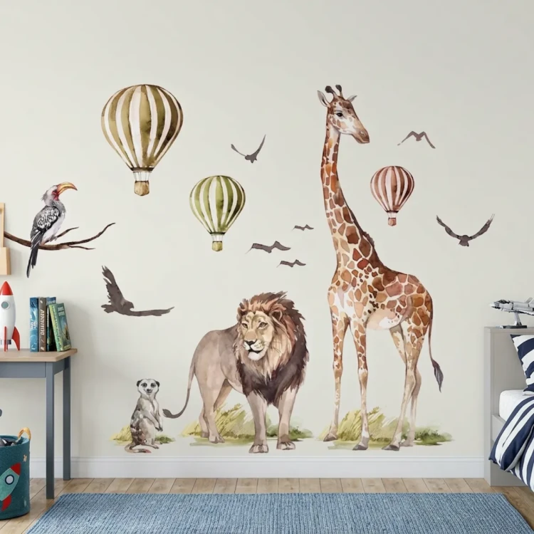 naklejka-nascienna-savanna-zyrafa-do-pokoju-chlopca.webp