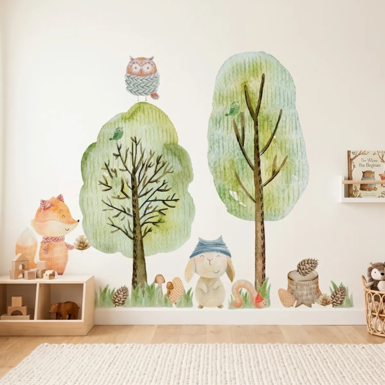 naklejka-woodland-III-do-pokoju-niemowlaka.webp