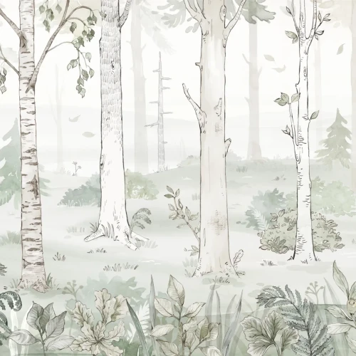 tapeta_hello_forest_zielona.webp