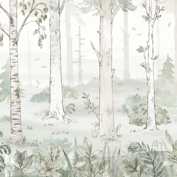 tapeta_hello_forest_zielona.webp