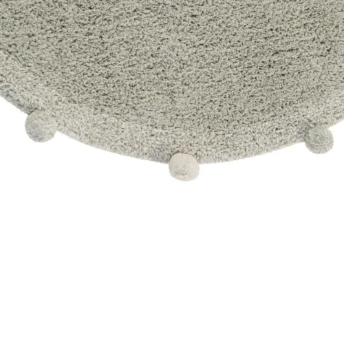dywan-okragly-bubbly-olive-z-pomponami-boho.webp