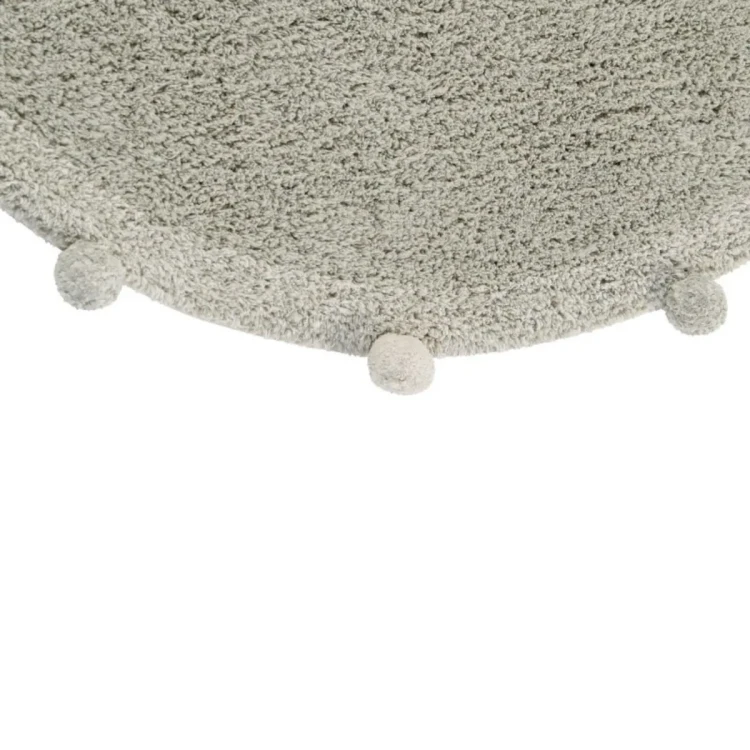 dywan-okragly-bubbly-olive-z-pomponami-boho.webp