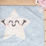 dywan-happy-star-niebieski-biala-gwiazdka.webp