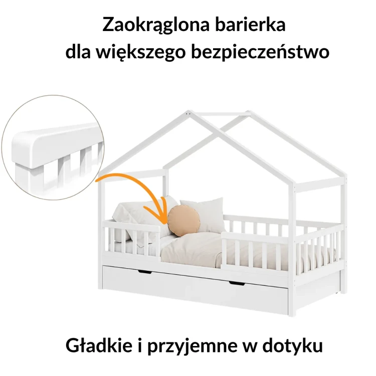 Zalety łóżka domek TIMO z drewna bukowego
