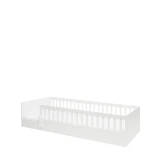 Białe łóżko podłogowe Luno 200×90 cm dla dziecka – widok produktowy