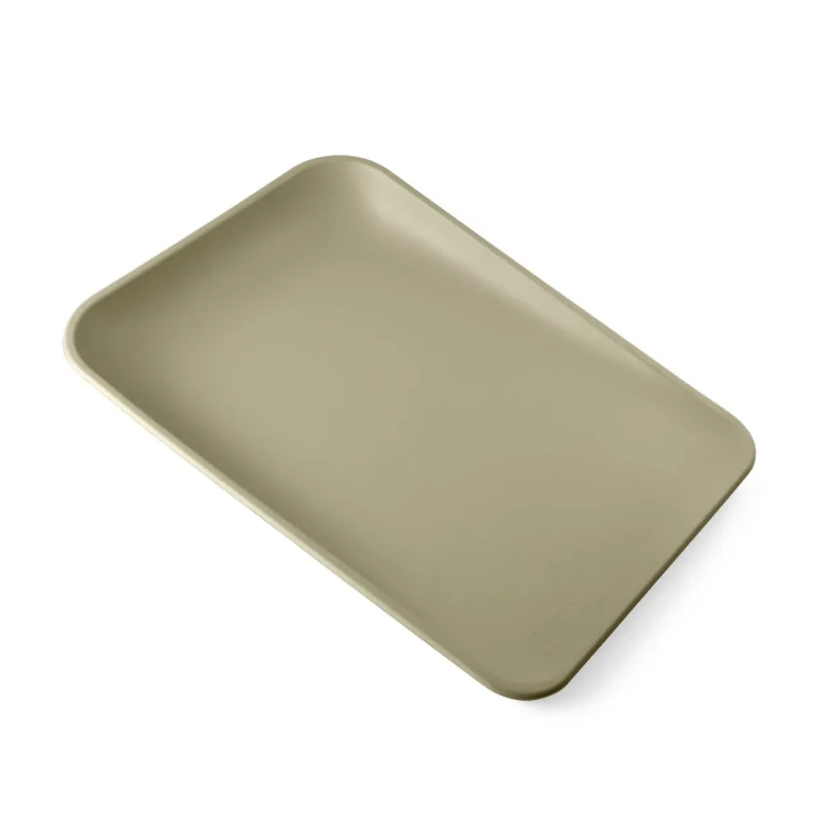 Mata do przewijania olive green – ujęcie perspektywiczne z góry