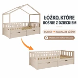 Warianty łóżka domku Miyo – dostępne wersje i konfiguracje