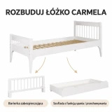 Warianty łóżka Carmela – rysunek poglądowy