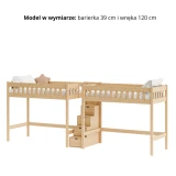 Podwójna antresola IMPERIAL DUO – barierka 39 cm, wnęka 120 cm