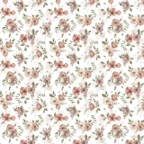 Tapeta Wild Roses – tapeta w drobne kwiaty do pokoju dziecka