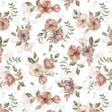 Tapeta w kwiaty Wild Roses – detal z bukietem kwiatów