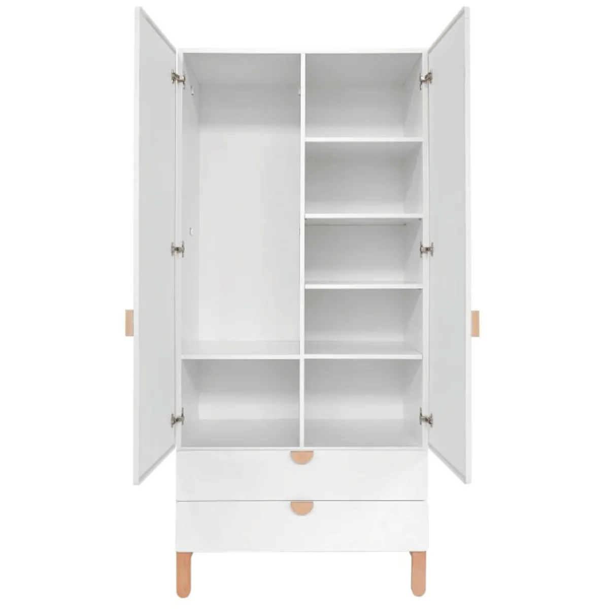 szafa dziecięca Bellamy Ratata z półkami, drążkami i szufladami