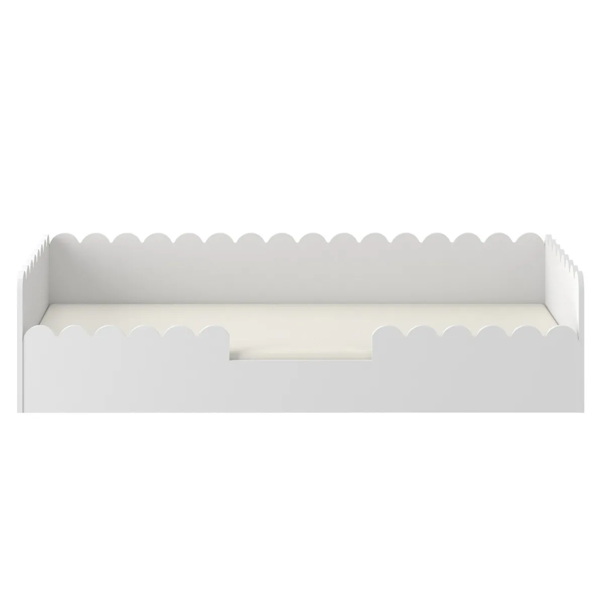 łóżko Montessori Bellamy Book Nook Snow z szufladą do pokoju dziecka