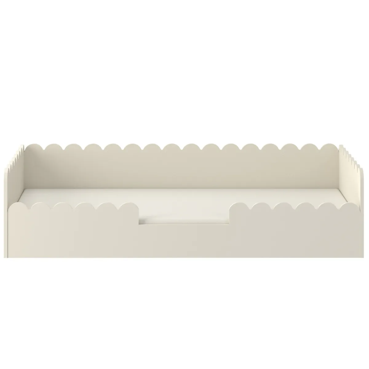 łóżko Montessori Bellamy Book Nook Latte w pokoju dziecka