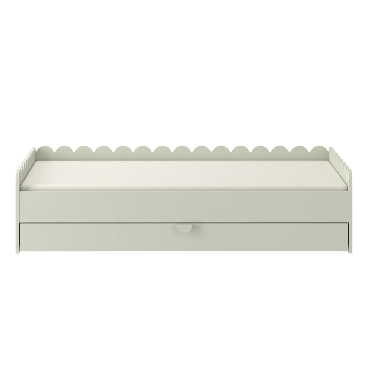 wymiary łóżka Montessori Bellamy Book Nook Sage