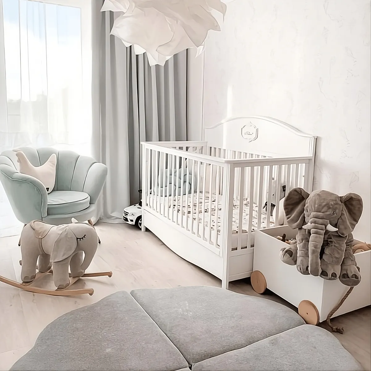 Łóżeczko dziecięce Bellamy GOOD NIGHT dla niemowlaka