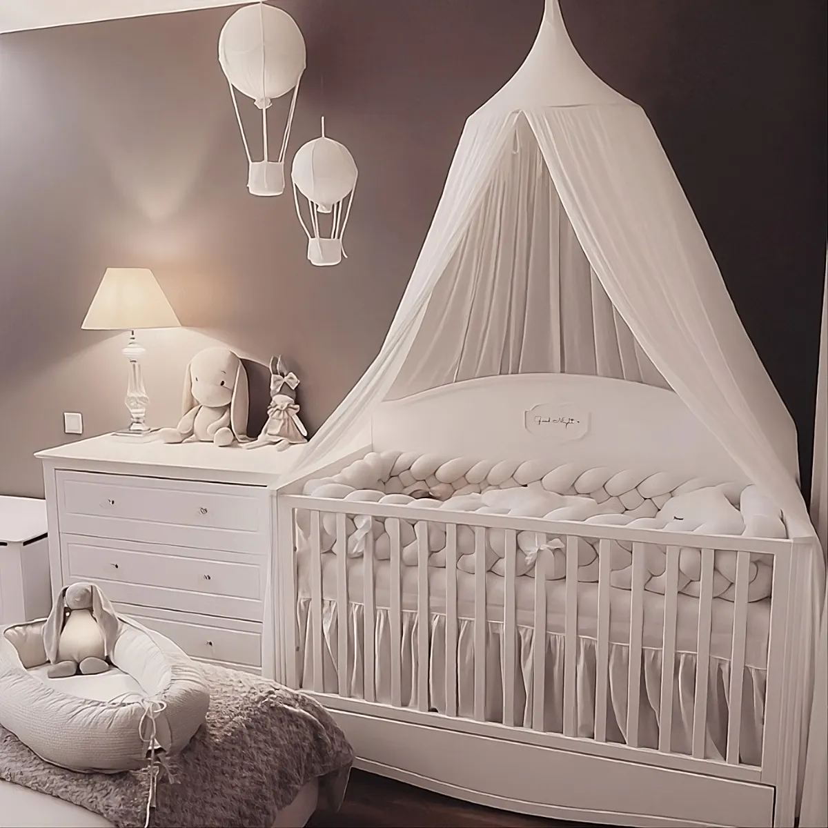 Łóżeczko dziecięce Bellamy GOOD NIGHT 70x140 z szufladą i funkcją tapczanika