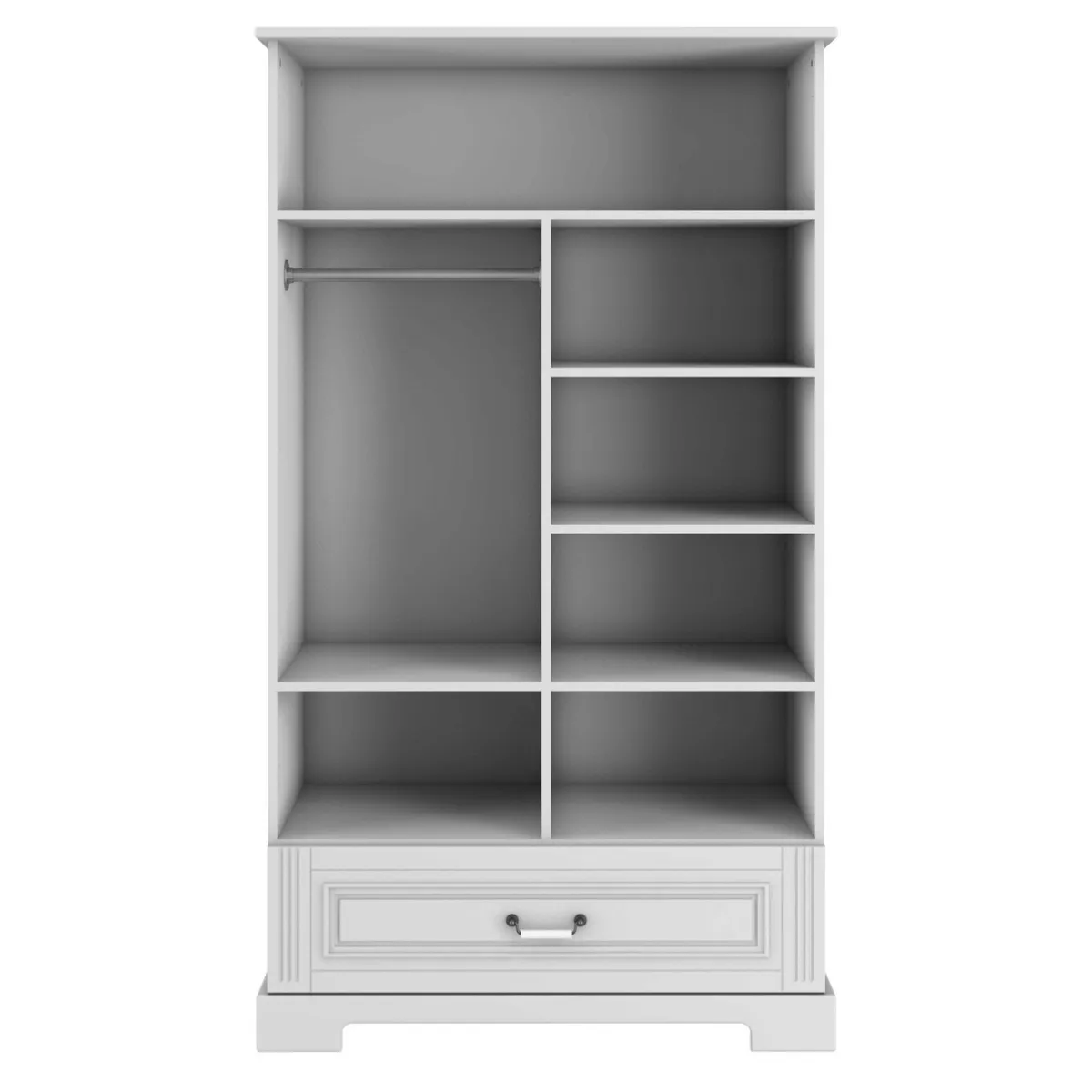 Biała szafa dziecięca Bellamy Ines White 180 cm w pokoju dziecka