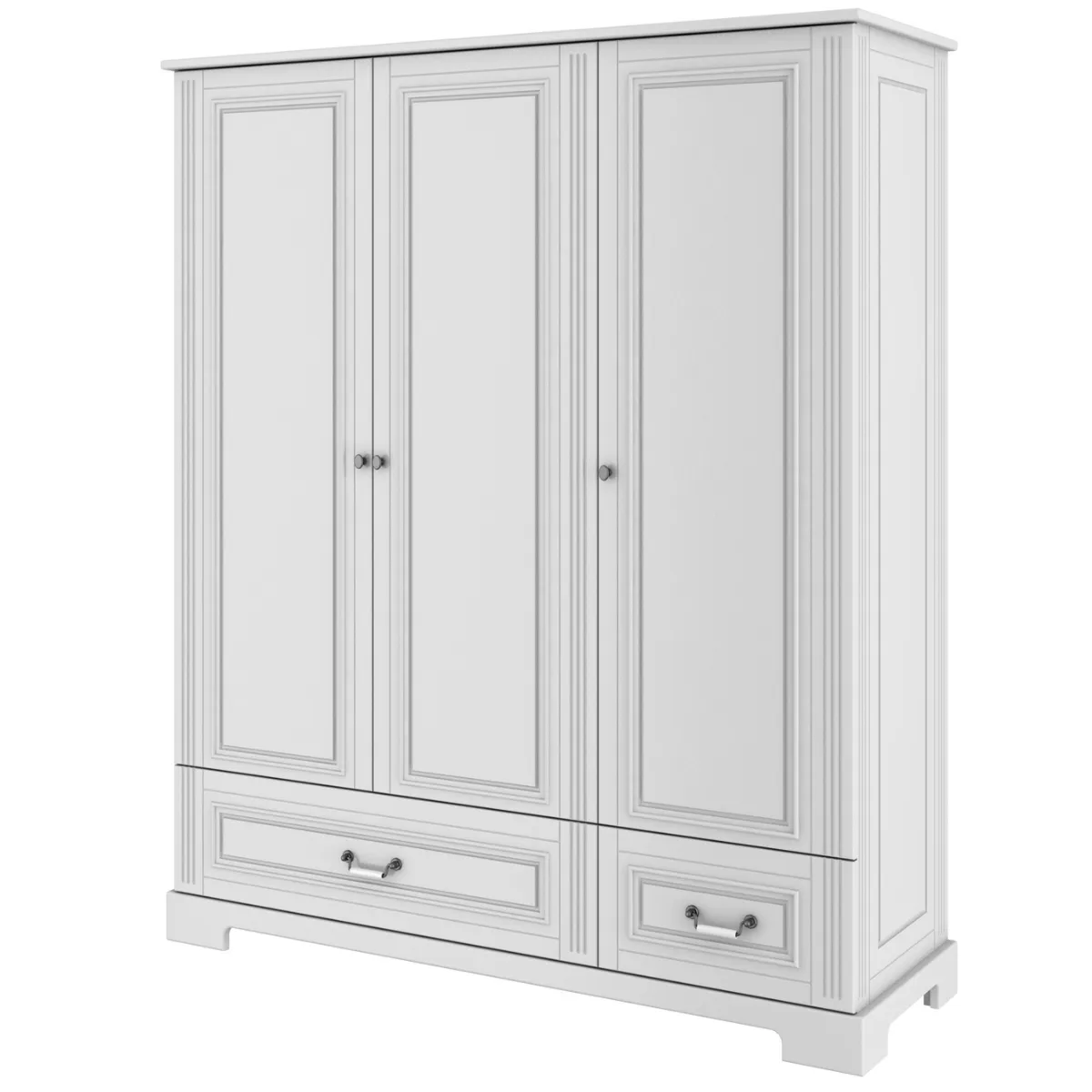 szafa Ines Elegant White biała klasyczna detal