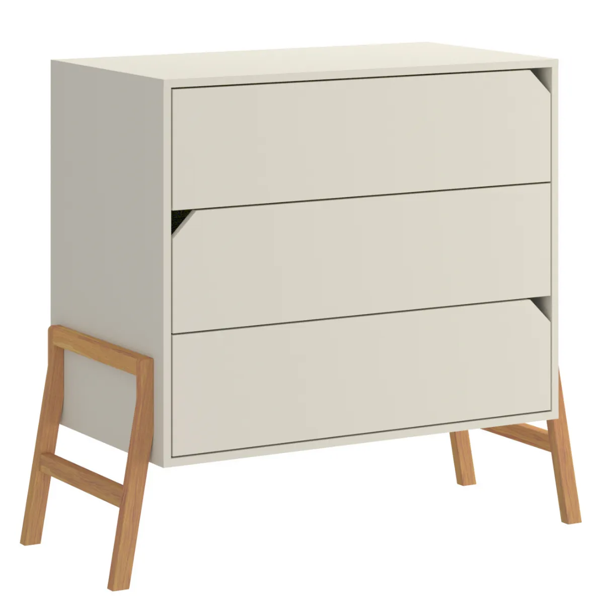 Komoda dziecięca Bellamy Lotta latte w aranżacji pokoju dziecka