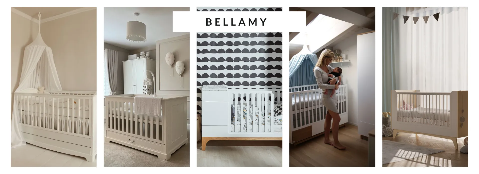 Łóżeczka Bellamy w ofercie FUMIO