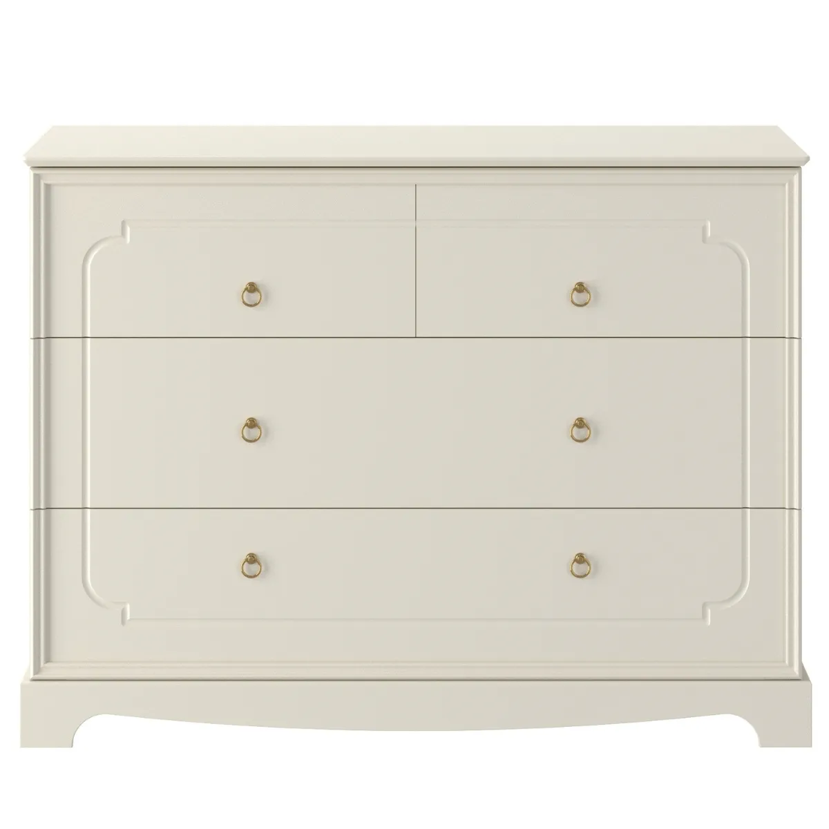 komoda dziecięca Bellamy Royal Latte 4-szufladowa do pokoju dziecka i sypialni