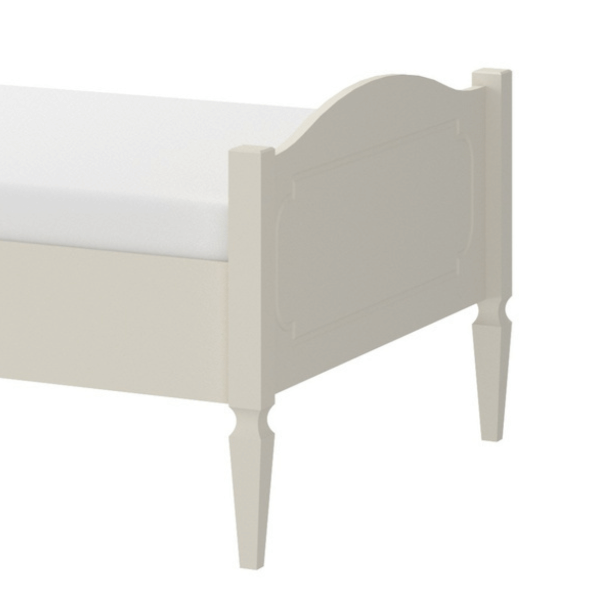 łóżko dziecięce Bellamy Royal latte 200x90 detal wykończenia