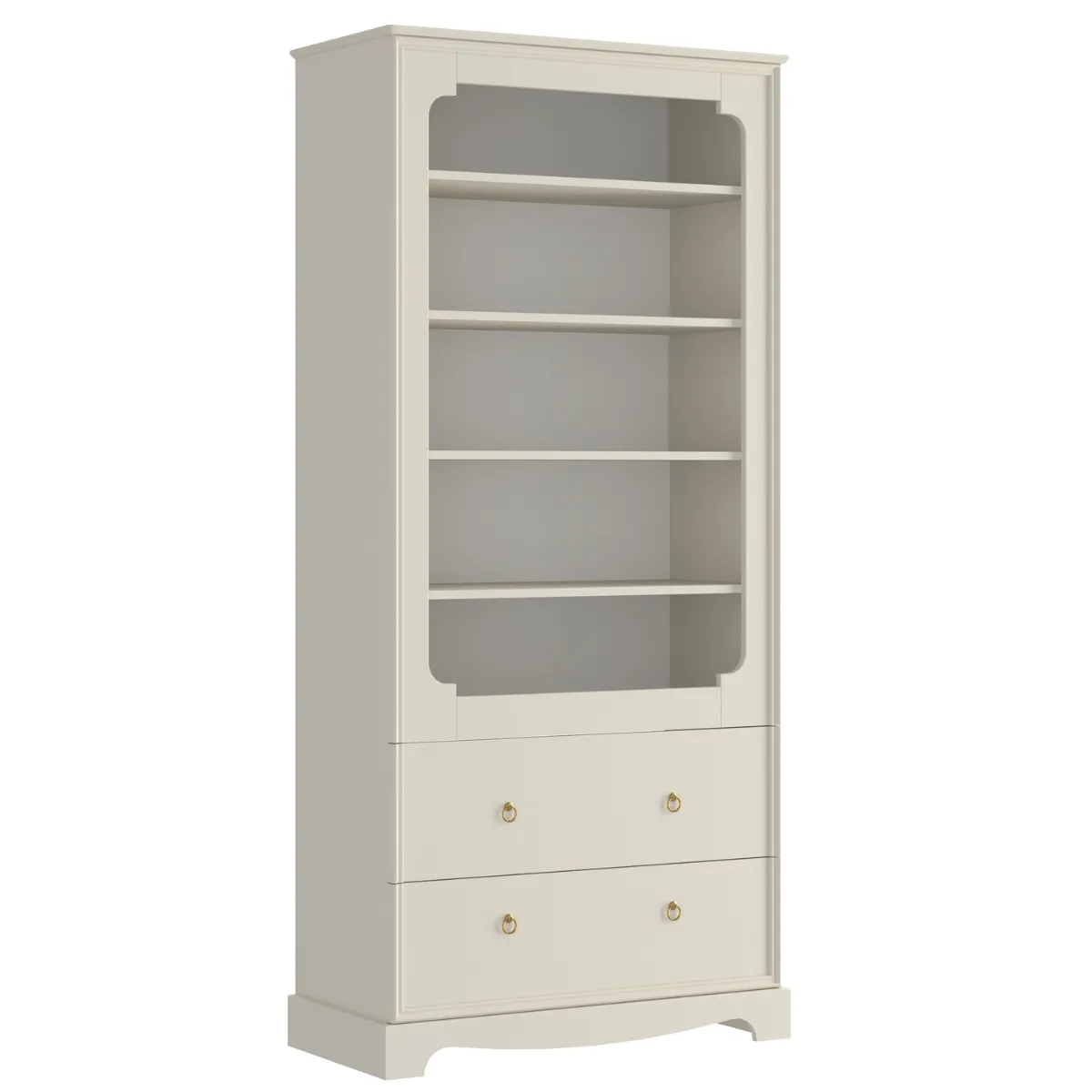 regał dziecięcy Bellamy Royal Latte z szufladami i półkami