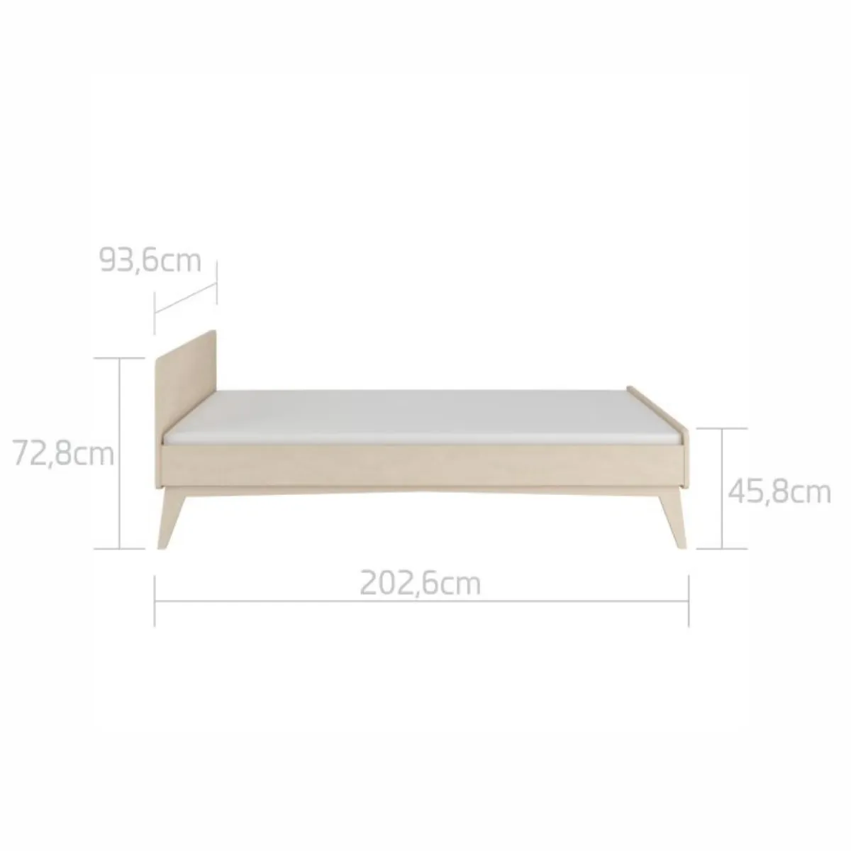 wymiary szafki na kółkach Bellamy So Sixty