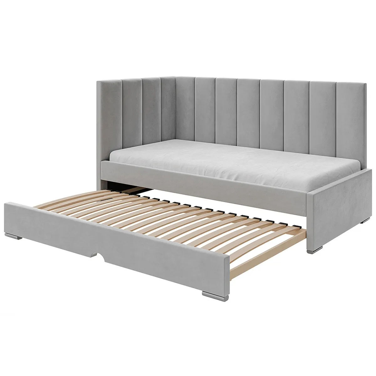 łóżko tapicerowane KONEKT z szufladą z funkcją spania
