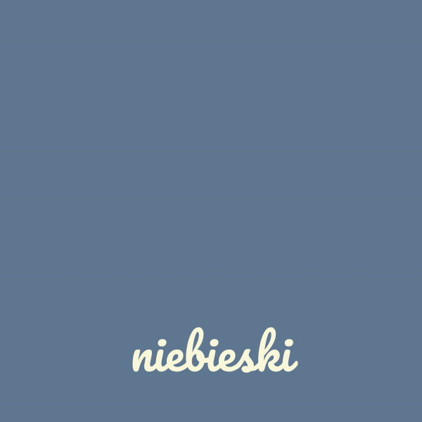 niebieski